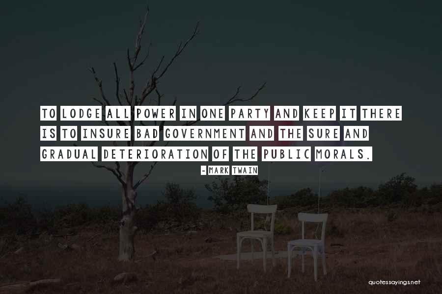 Bad Party Quotes By Mark Twain Bad Party Quotes By Mark Twain