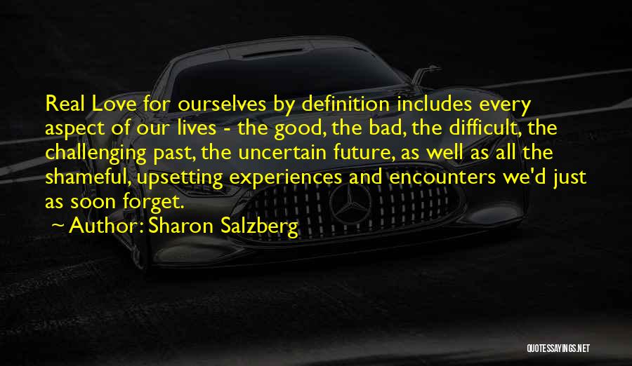 Bad Past And Good Future Quotes By Sharon Salzberg