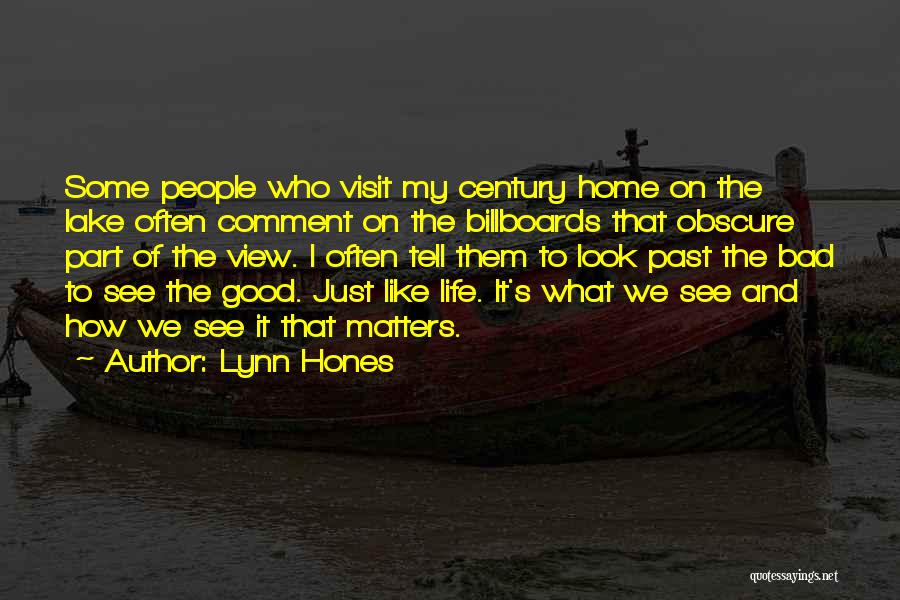 Bad Past Life Quotes By Lynn Hones
