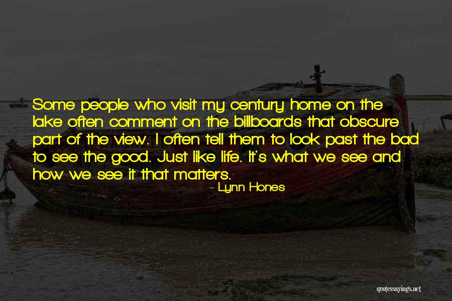 Bad Past Life Quotes By Lynn Hones