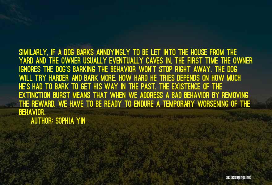 Bad Past Time Quotes By Sophia Yin