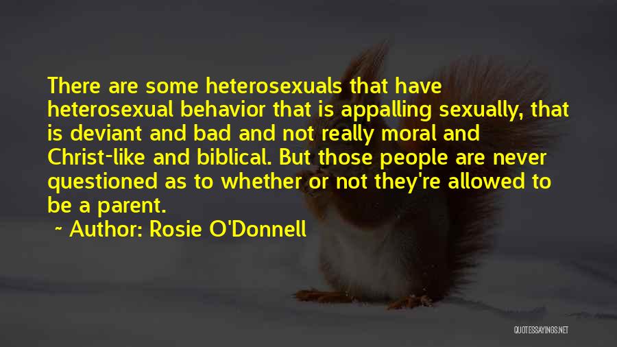 Bad People Quotes By Rosie O'Donnell