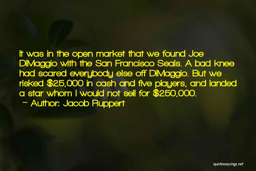 Bad Players Quotes By Jacob Ruppert