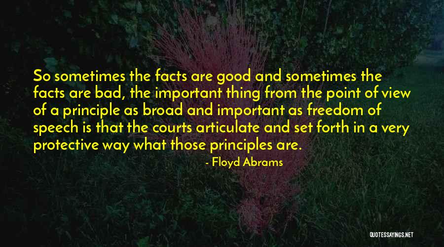 Bad Principle Quotes By Floyd Abrams Bad Principle Quotes By Floyd Abrams