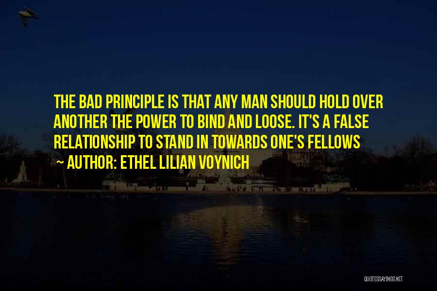 Bad Relationship Quotes By Ethel Lilian Voynich