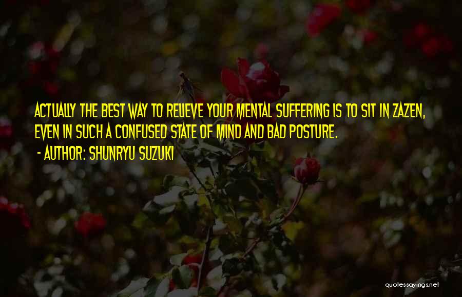 Bad State Of Mind Quotes By Shunryu Suzuki