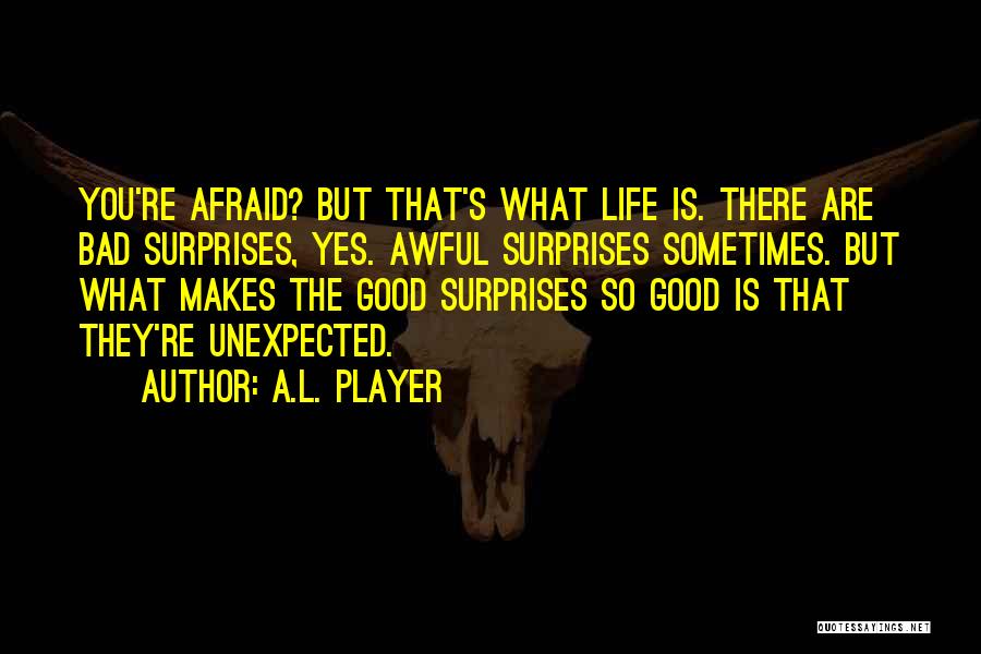 Bad Surprises In Life Quotes By A.L. Player