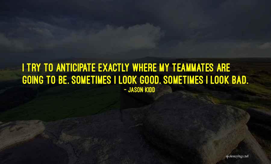 Bad Teammate Quotes By Jason Kidd Bad Teammate Quotes By Jason Kidd