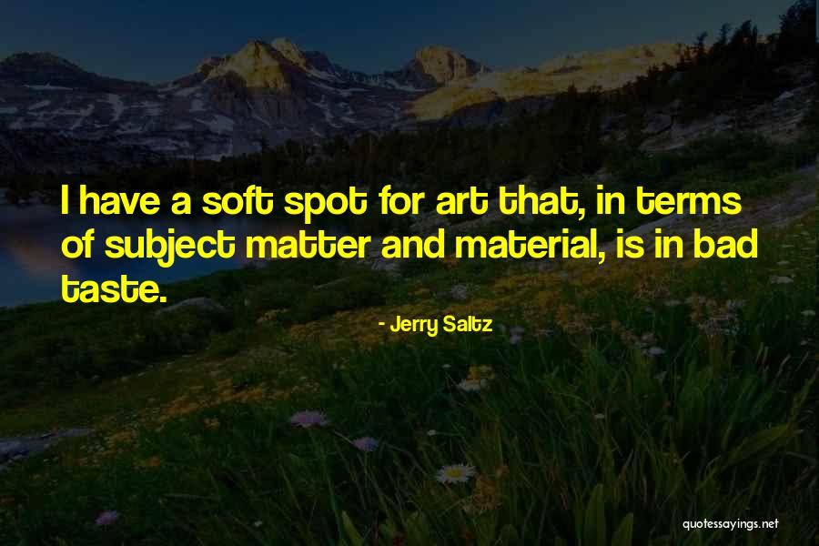 Bad Terms Quotes By Jerry Saltz