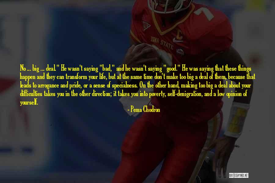 Bad Time Life Quotes By Pema Chodron Bad Time Life Quotes By Pema Chodron