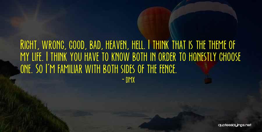 Bad To Good Quotes By DMX