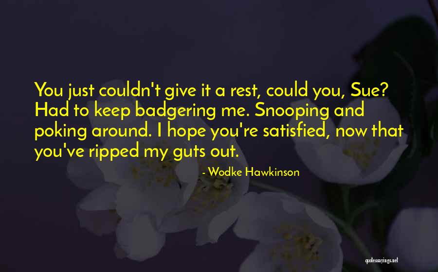 Bad Trip Quotes By Wodke Hawkinson