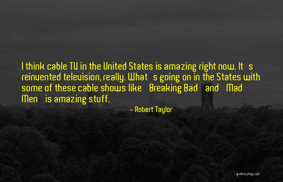 Bad Tv Shows Quotes By Robert Taylor