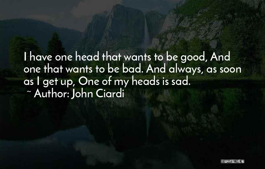 Bad Versus Good Quotes By John Ciardi