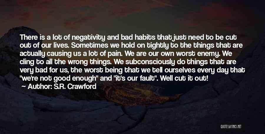 Bad Vibes Quotes By S.R. Crawford