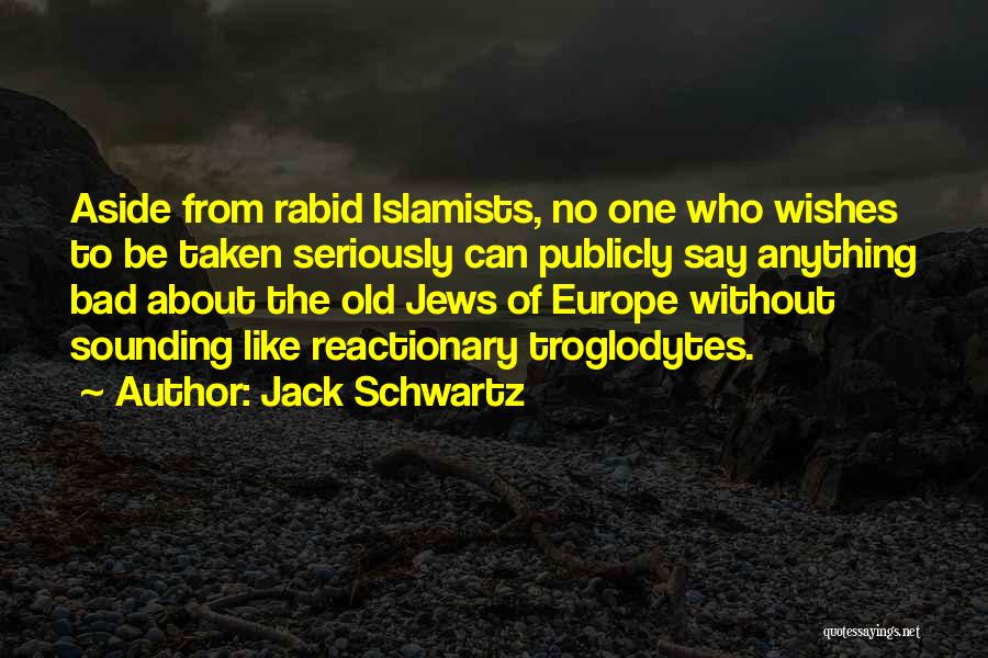 Bad Wishes Quotes By Jack Schwartz