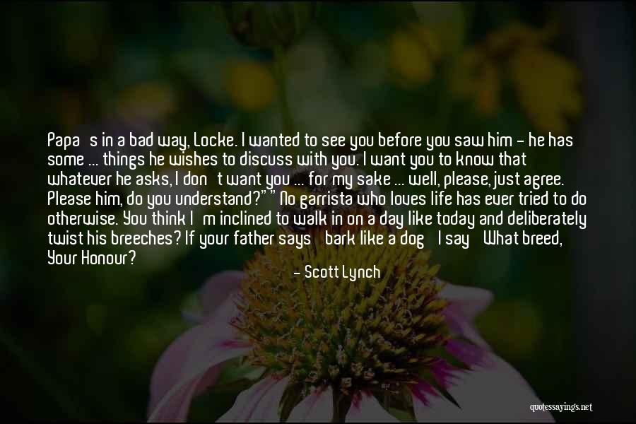 Bad Wishes Quotes By Scott Lynch