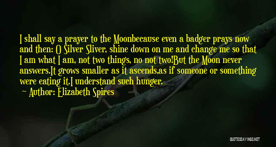 Badger Quotes By Elizabeth Spires