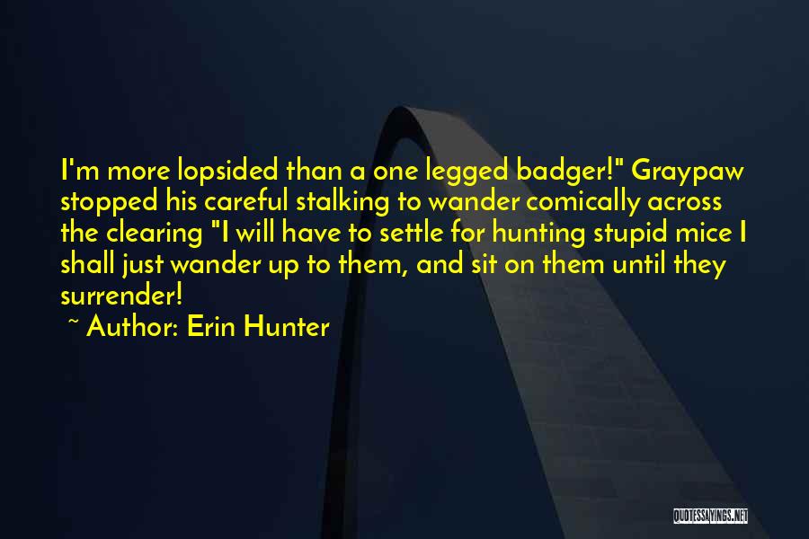 Badger Quotes By Erin Hunter