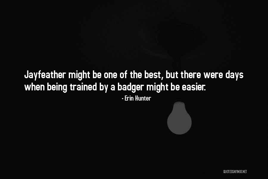 Badger Quotes By Erin Hunter