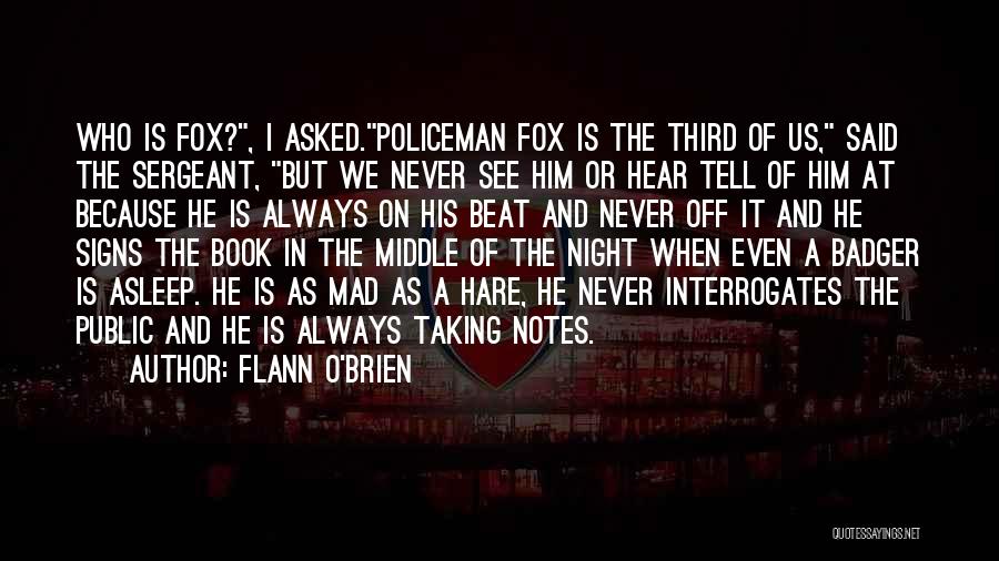 Badger Quotes By Flann O'Brien