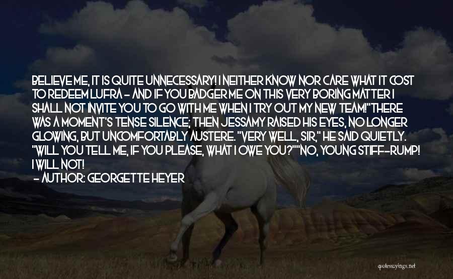 Badger Quotes By Georgette Heyer