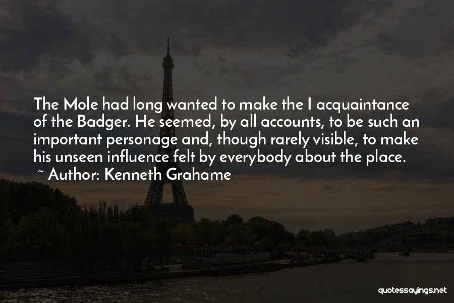 Badger Quotes By Kenneth Grahame