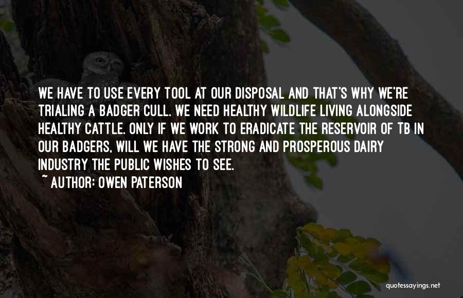 Badger Quotes By Owen Paterson