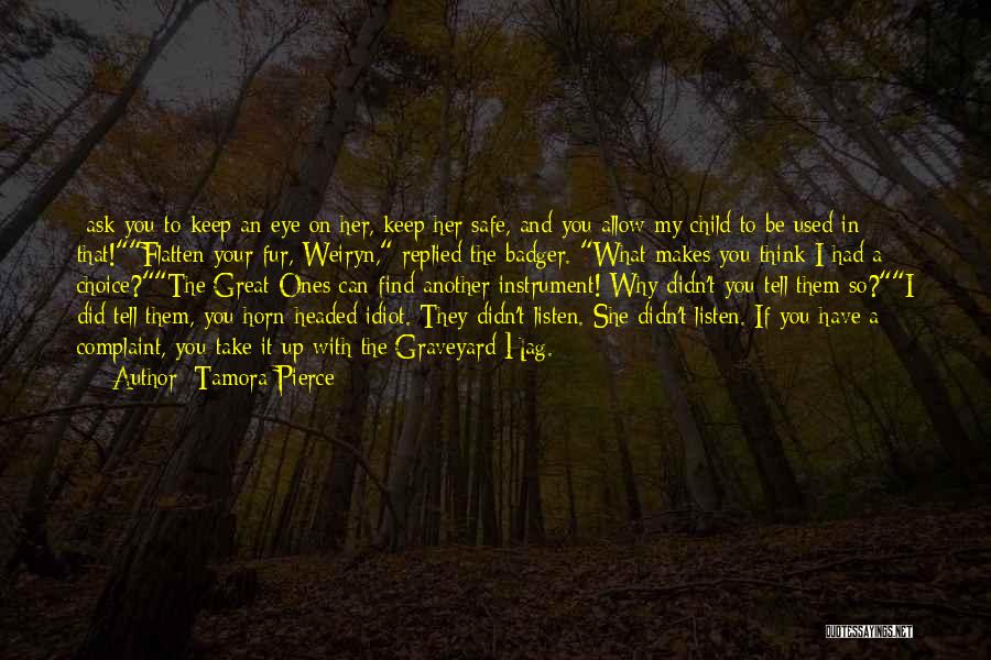 Badger Quotes By Tamora Pierce