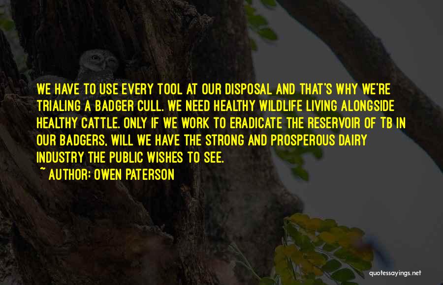 Badgers Quotes By Owen Paterson
