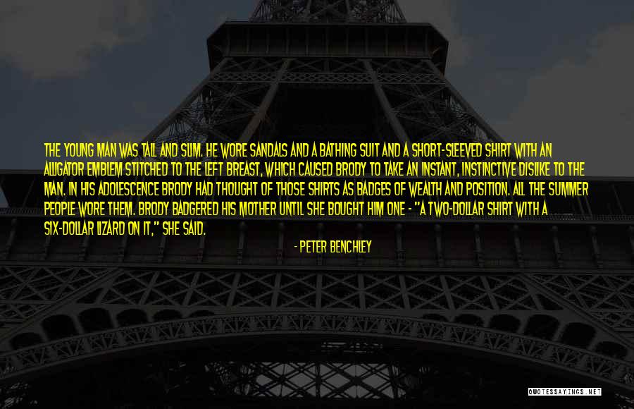 Badges With Quotes By Peter Benchley Badges With Quotes By Peter Benchley