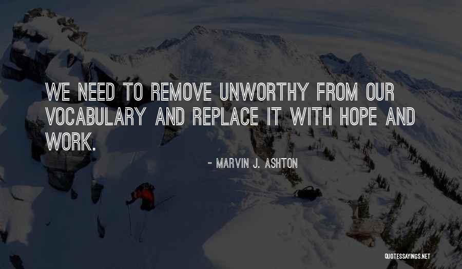 Badinage Crossword Quotes By Marvin J. Ashton