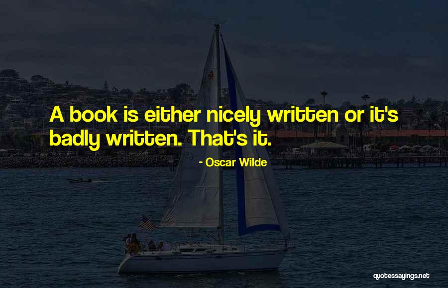 Badly Written Quotes By Oscar Wilde Badly Written Quotes By Oscar Wilde