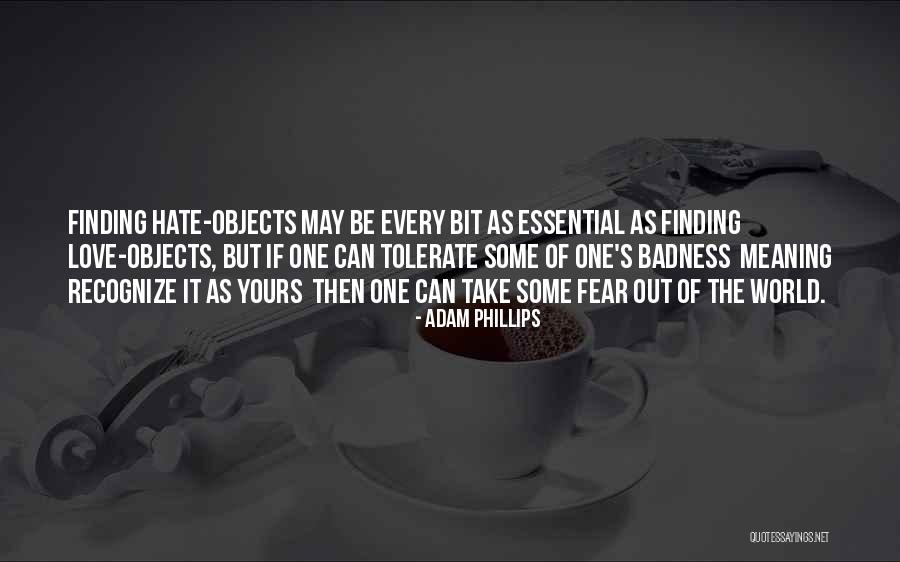 Badness Quotes By Adam Phillips Badness Quotes By Adam Phillips
