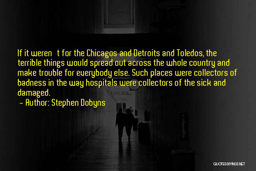 Badness Quotes By Stephen Dobyns