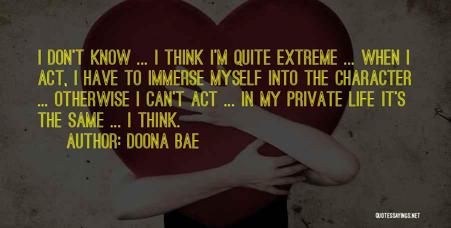 Bae Quotes By Doona Bae