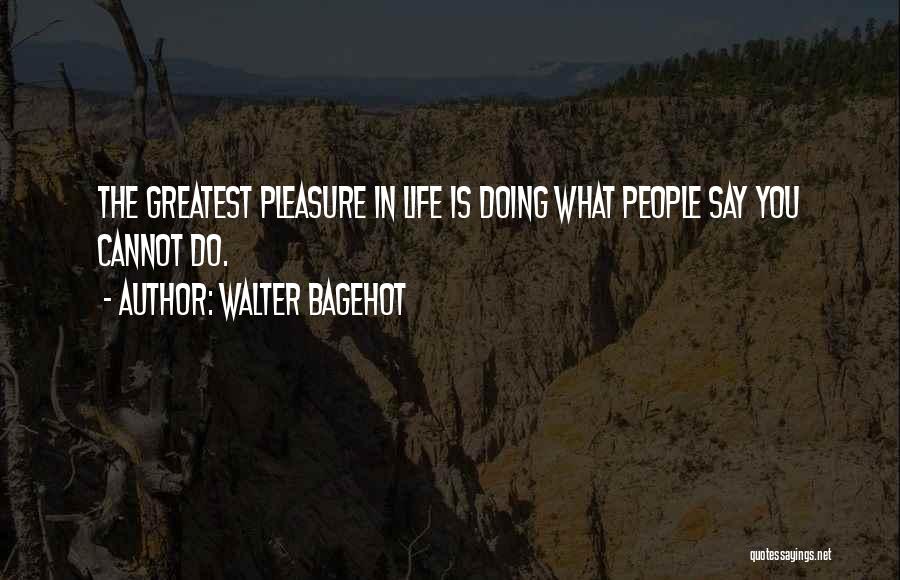 Bagehot Quotes By Walter Bagehot