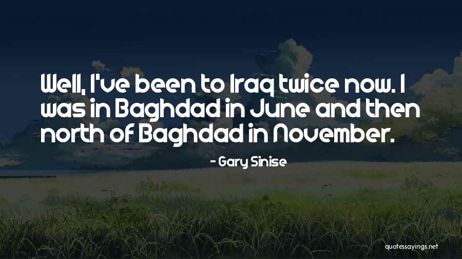 Baghdad Quotes By Gary Sinise