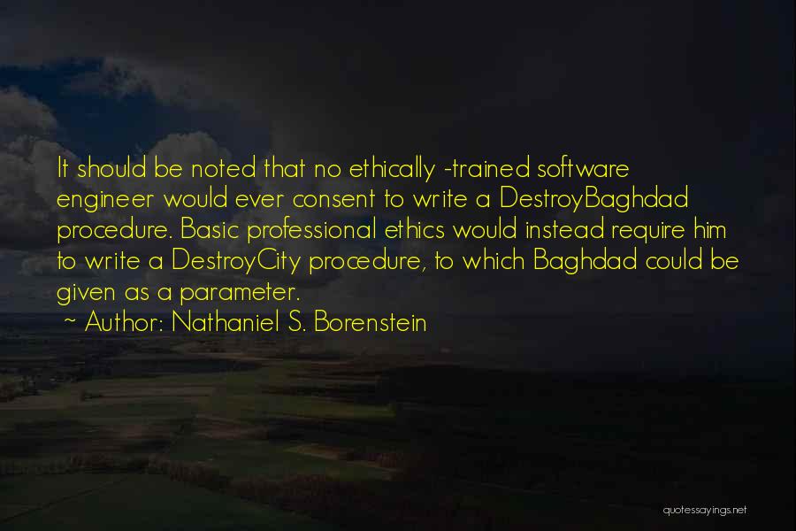 Baghdad Quotes By Nathaniel S. Borenstein