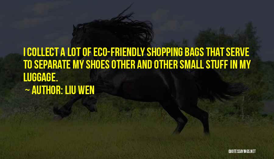 Bags And Shoes Quotes By Liu Wen