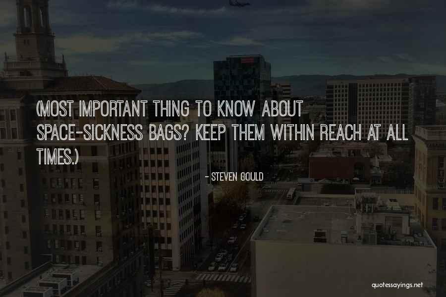 Bags That Keep Quotes By Steven Gould Bags That Keep Quotes By Steven Gould
