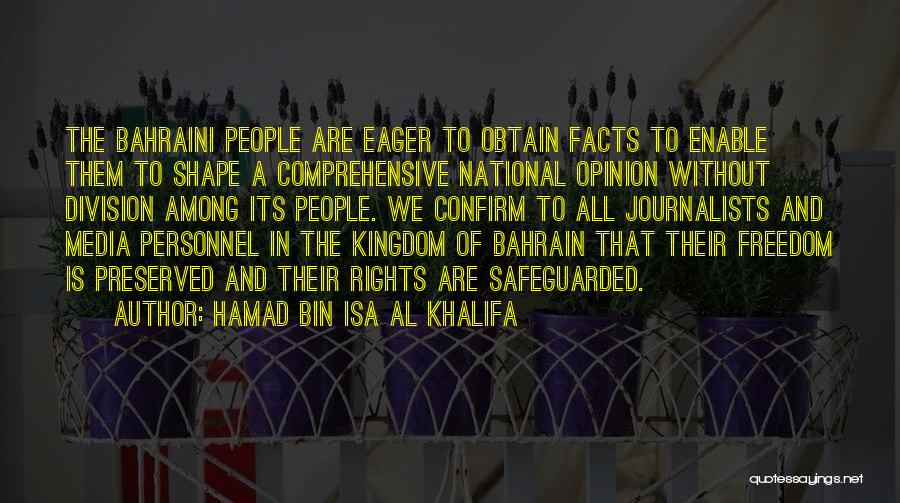 Bahrain Quotes By Hamad Bin Isa Al Khalifa