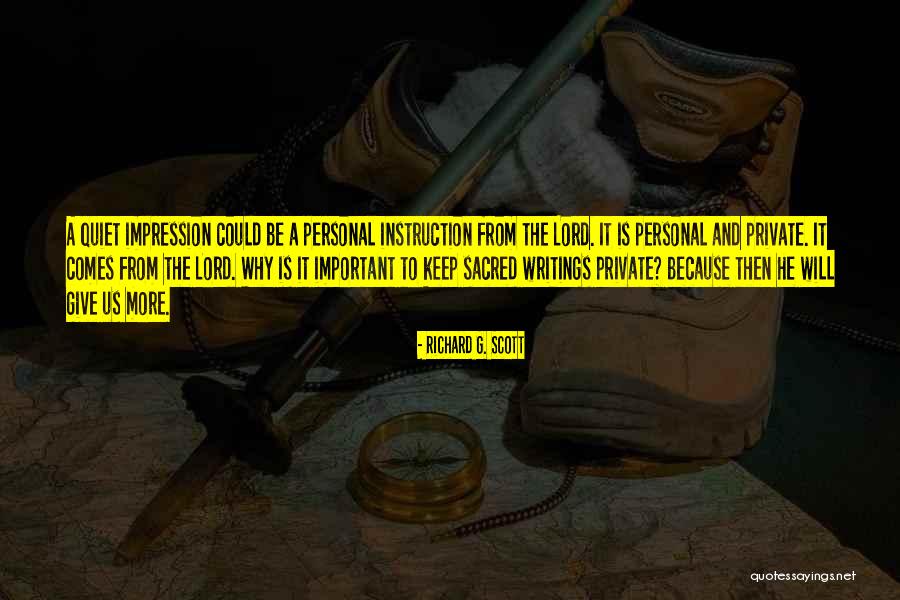 Baidwan Mona Quotes By Richard G. Scott Baidwan Mona Quotes By Richard G. Scott