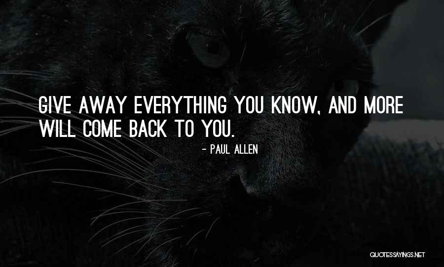 Baillardran Quotes By Paul Allen