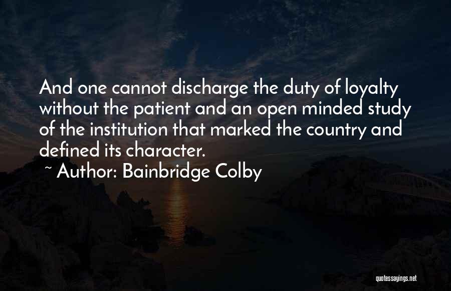 Bainbridge Colby Quotes 1372241