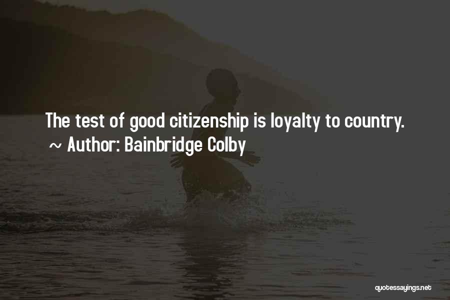 Bainbridge Colby Quotes 1598225