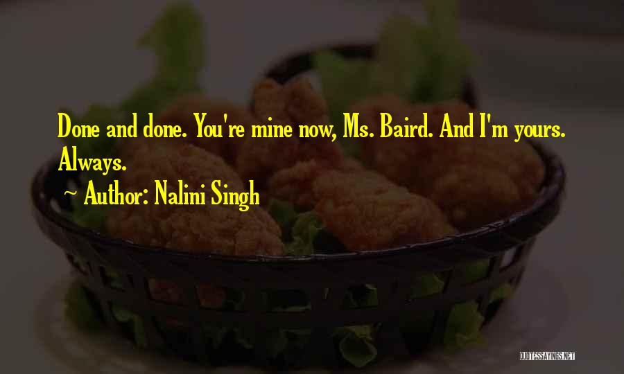 Baird Quotes By Nalini Singh