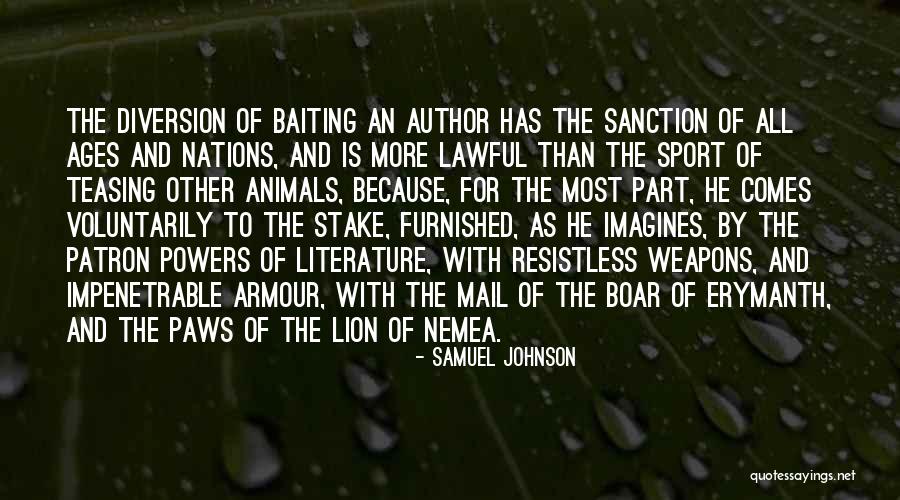 Baiting Quotes By Samuel Johnson