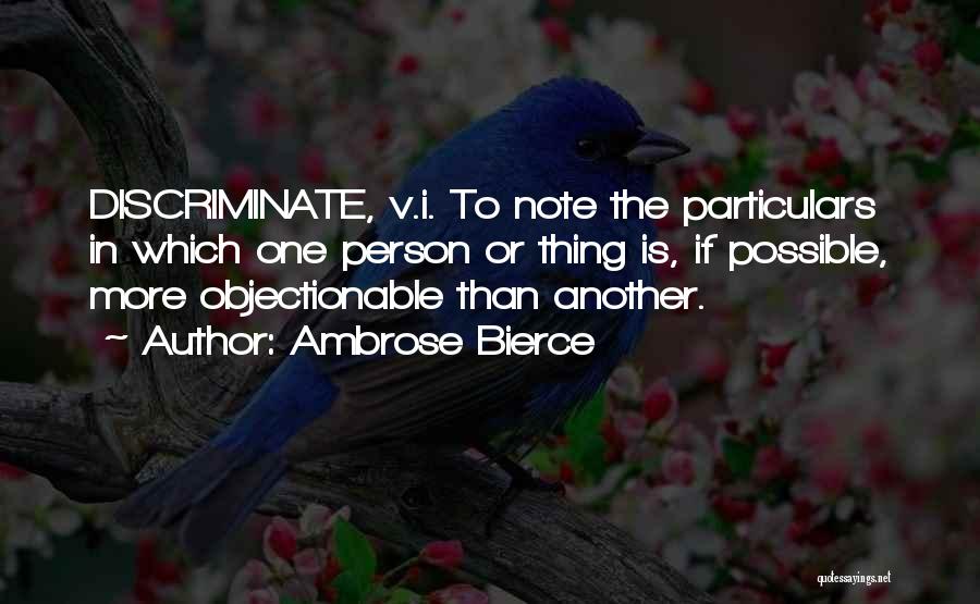 Baixelas Tramontina Quotes By Ambrose Bierce