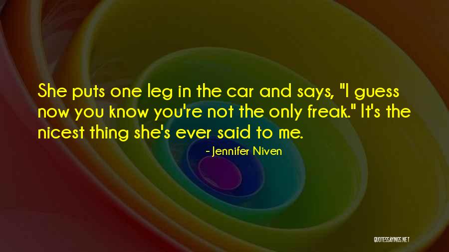 Bajeza Moral Quotes By Jennifer Niven Bajeza Moral Quotes By Jennifer Niven